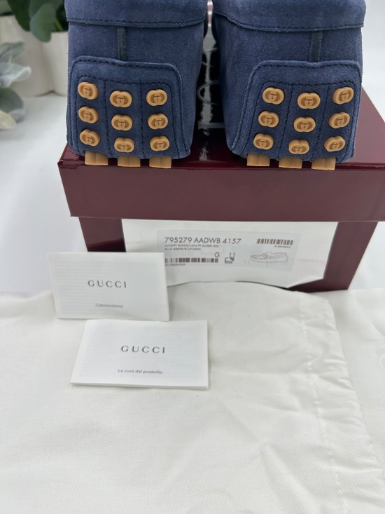 Men’s Gucci GG EMBOSSED suede loafers. Size 11 (fits 11.5 US) Made in Italy main image 4